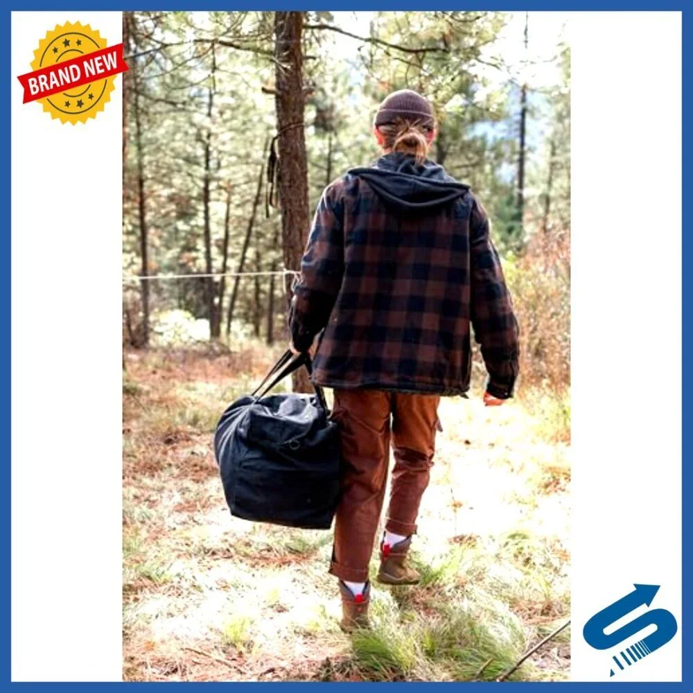 Rugged Canvas Travel Duffel Bag Large Capacity Outdoor Adventure Gear